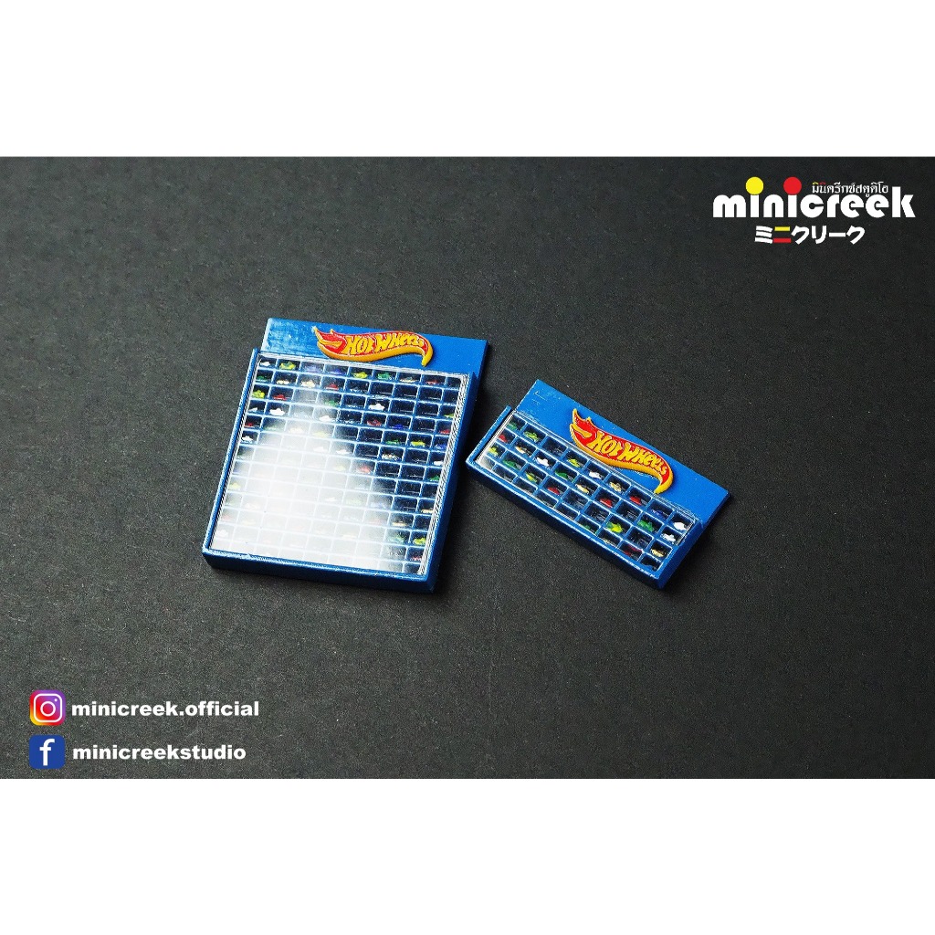 1/64 hotwheels showing box ถอดฝาหน้าหน้า โมเดล ตู้เก็บโมเดล ฮ๊อตวิว แต่งอู้ ฟิคเกอร์ Figure แต่งฉาก 1ชุด 2ตู้ ตามภาพ