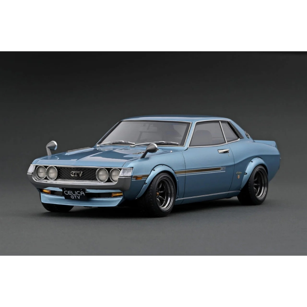 Toyota Celica 1600GTV (TA22) Blue Metallic 1:18 (ignition model)