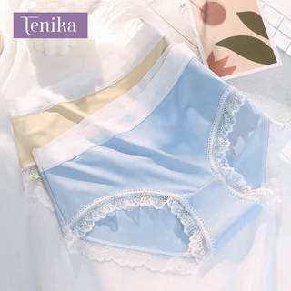 TENIKA กางเกงในผู้หญิง กางเกงในเนื้อบางนุ่ม วัสดุที่มีคุณภาพ ผ้าบางเฉียบ ระบายอากาศ เย็น Kni-012