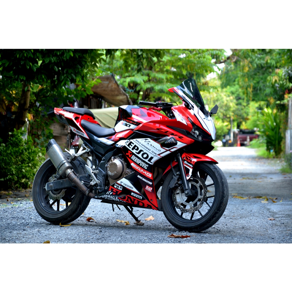 สติ๊กเกอร์แต่งลายรถ HONDA CBR 500 ปี 2016-2018 ลาย Sport V.1