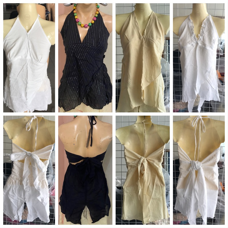IDT001 พร้อมส่ง เสื้อคอวี แขนกุด Free size