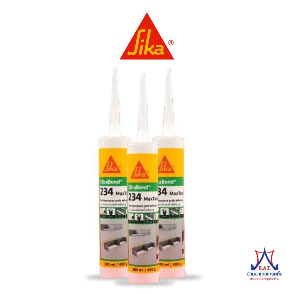 SIKA กาวพลังตะปูอเนกประสงค์ SIKA Bond 234 maxtack 300ml. ของแท้100%