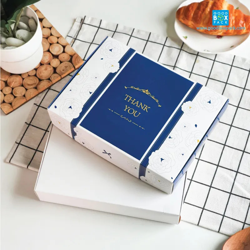 Goodboxpack (แพ็คละ 10 ชุด) กล่องจัดเบรคพรีเมี่ยม 4 ช่อง ขนาด 17x23x5cm
