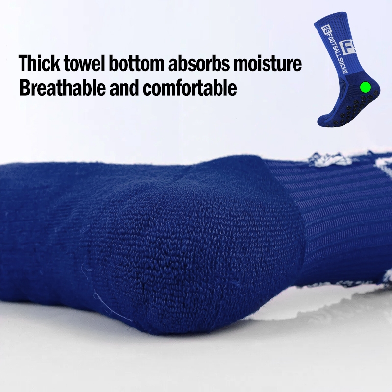 ถุงเท้า สําหรับฟุตบอล/บาสเกตบอล/วิ่ง กันลื่น ซับเหงื่อ ถุงเท้ากีฬา ข้อกลาง ฟรีไซส์ 36-44 ผู้ชาย/ผู้หญิงใส่ได้