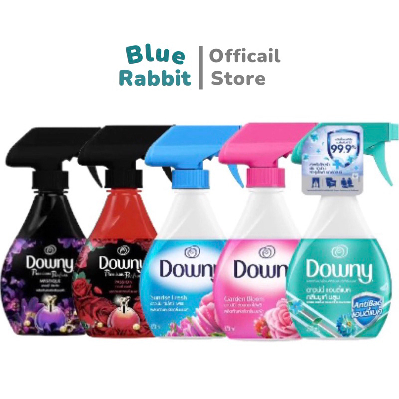 [370มล.] Downy ดาวน์นี่ สเปรย์ฉีดผ้าหอม กลิ่น แพชชั่น 370 มล - Downy Fabric Spray Passion Scent ดาวน