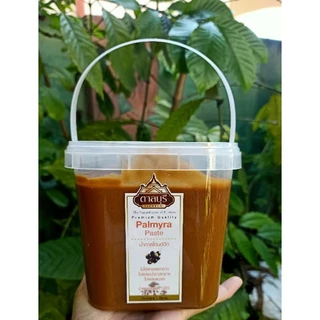 น้ำตาลโตนดปึกบรรจุกระปุกพลาสติก 1 กิโลกรัม