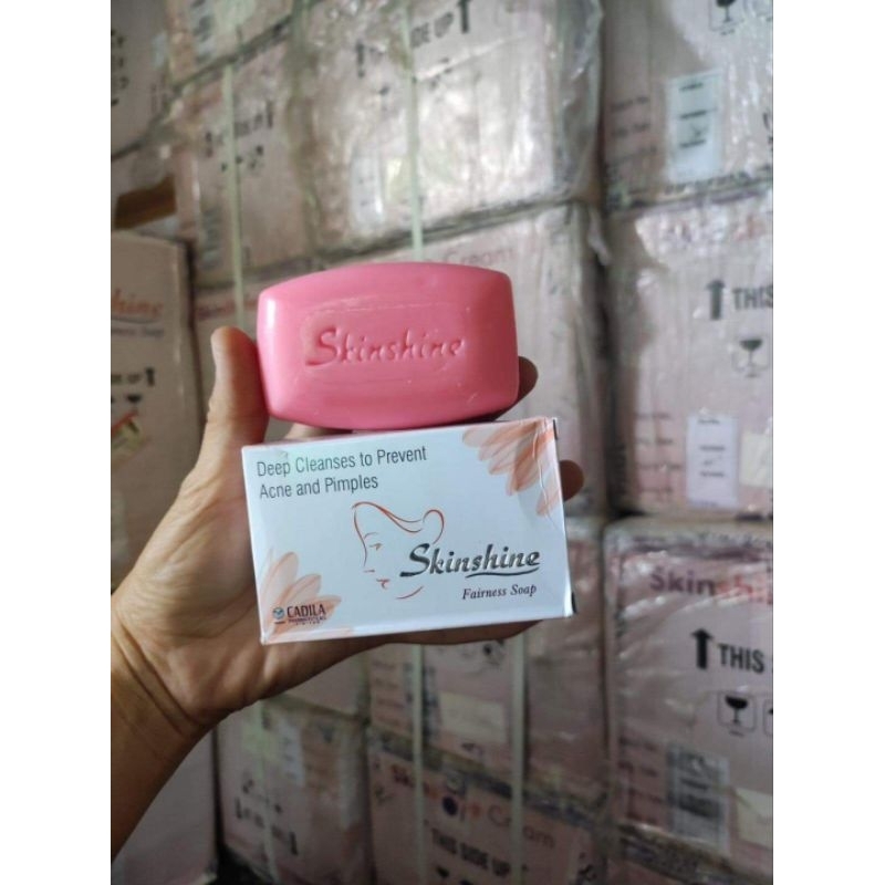 skinshine soap สบู่ล้างหน้า ผิวหน้าสะอาด ควบคุมความมัน สิว ฝ้า กระ