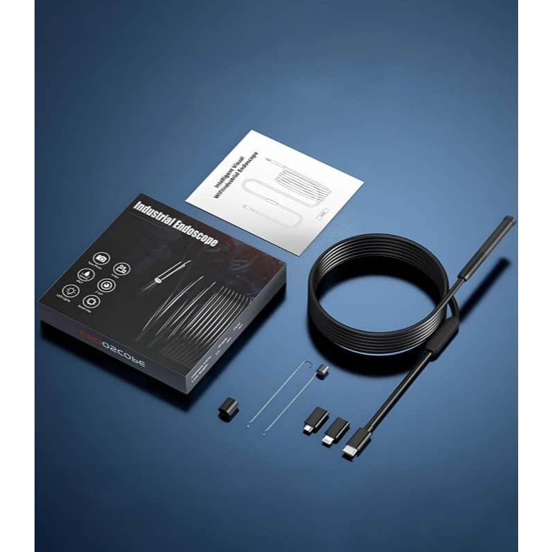 กล้องงู Endoscopic ANESOK W300 WIFI 2MP, ใช้ได้ทั้ง IOS และ Android สายต่อ 3  in 1