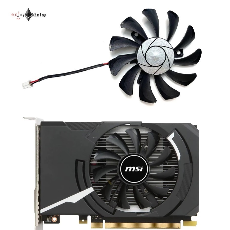 พัดลมการ์ดจอ MSI GeForce GTX1030 2GB HA8010H12F-Z graphics card cooling fan