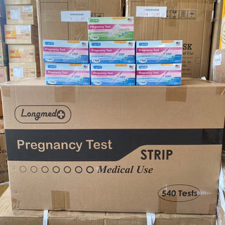 ✅พร้อมส่ง(ไม่ระบุชื่อสินค้า) ที่ตรวจครรภ์ แบบจุ่ม แบบหยด ยี่ห้อLongmed Pregnancy Test (Medical use)‼️