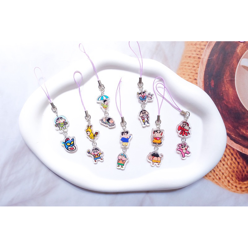 สายคล้องโทรศัพท์มือถือ ชินจังVer 1ไซส์s สินค้าพร้อมส่ง (ของฝาก ของแถม ของจีบลูกค้า ของขวัญ)