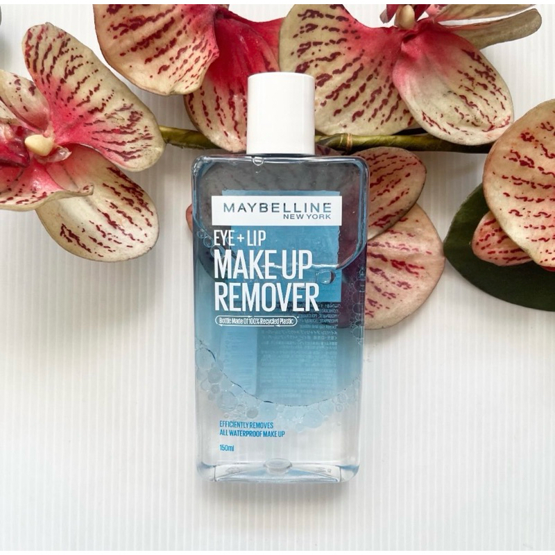 อ่านก่อนซื้อ 150 ml. ผลิต 01/26 Maybelline Eye + Lip Make Up Remover เมย์เบลลีน เมคอัพ รีมูฟเวอร์ ล้างเครื่องสำอางค์