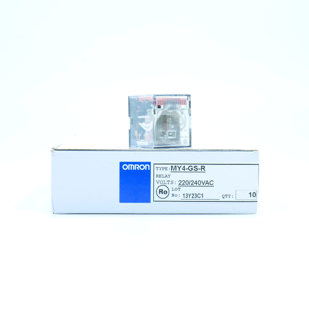 MY4-GS-R OMRON RELAY OMRON  รีเลย์ MY4 รีเลย์ OMRON รีเลย์ ออมลอน รีเลย์ MY4-GS-R 220VAC