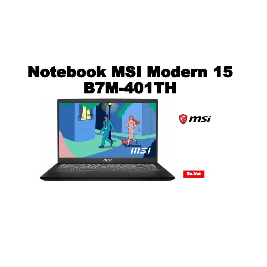 Notebook MSI  Modern 15 B7M-401TH