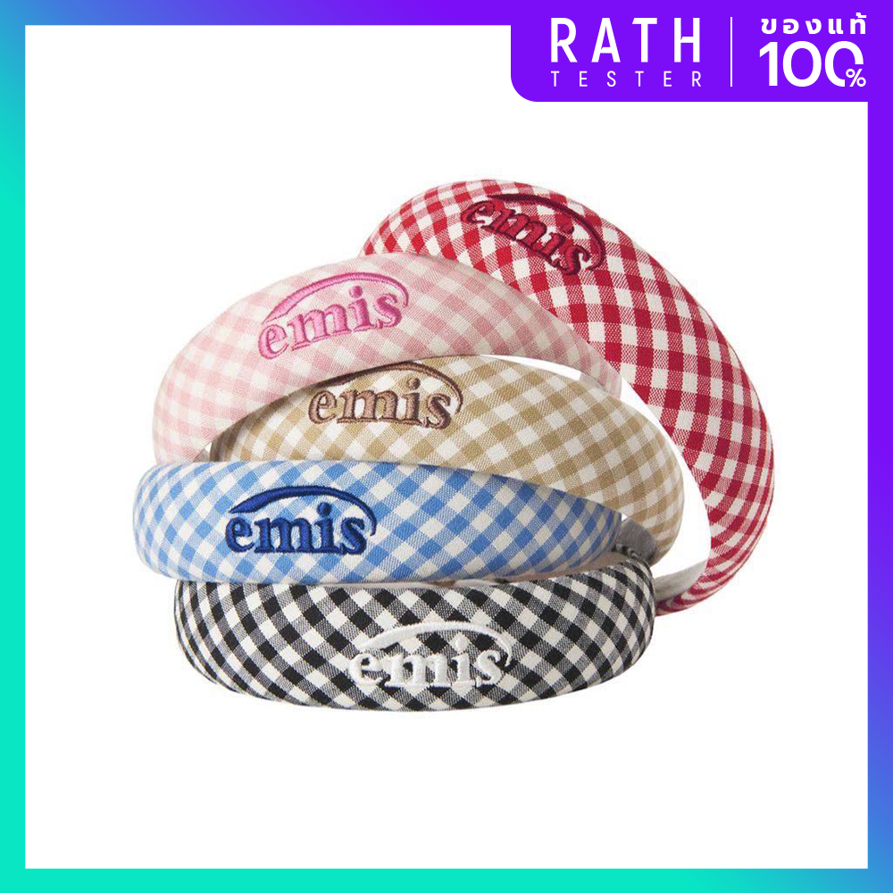 ที่คาดผมลายสก็อต Emis Gingham Check Hairband ของแท้ 100% พร้อมส่ง