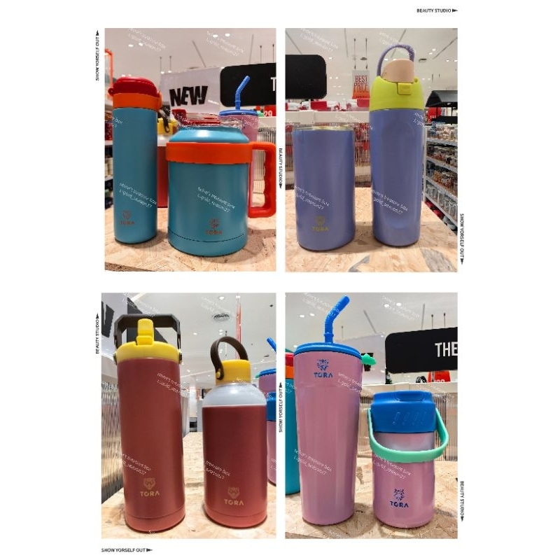 🥤TORA vacuum flask set/sippy cup🥤ชุดกระติกน้ำสูญญากาศ ถ้วยจิบ