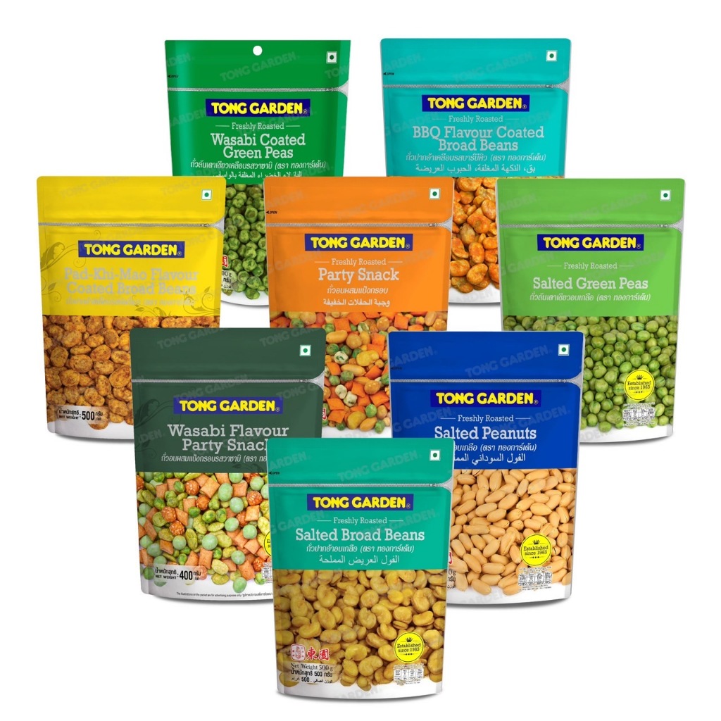 Tonggarden ถั่วซองซิป  ขนาด 400-500 กรัม