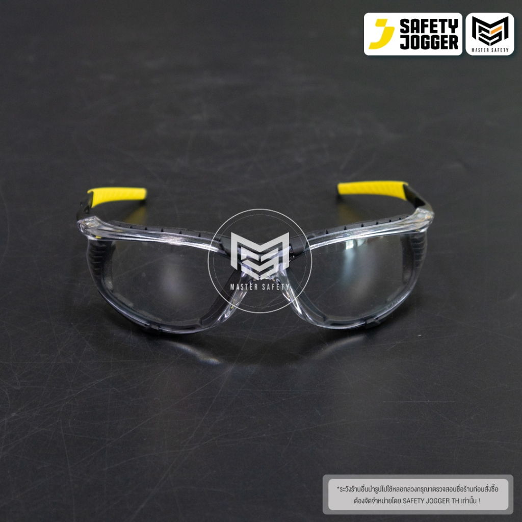 Safety Jogger รุ่น TSAVO แว่นตาเซฟตี้ กันฝ้า มาพร้อมกับแผ่นรองโฟมที่สามารถถอดเข้าออกได้ 1 ชิ้น