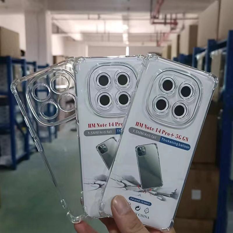 💥🇹🇭💥เคสใสกันกระแทกคลุมกล้อง For Redmi Note 14 Pro Plus 5G / Redmi Note 14 Pro 5G / Redmi Note 15 Pro Plus 5G Note 14S 4G