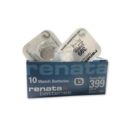 ถ่านนาฬิกา Renata 399,SR927W 1.55V Swiss Made ของแท้ จำหน่ายแยก จำนวน 1เม็ด,5เม็ด