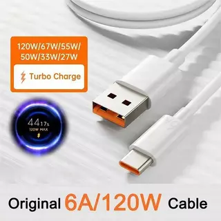 Jasoz สายชาจแบตเร็ว Type C 120W/6A Cable Fast Charging รับประกัน 1 ปี เข้ากันได้กับสมาร์ทโฟน Xiaomi