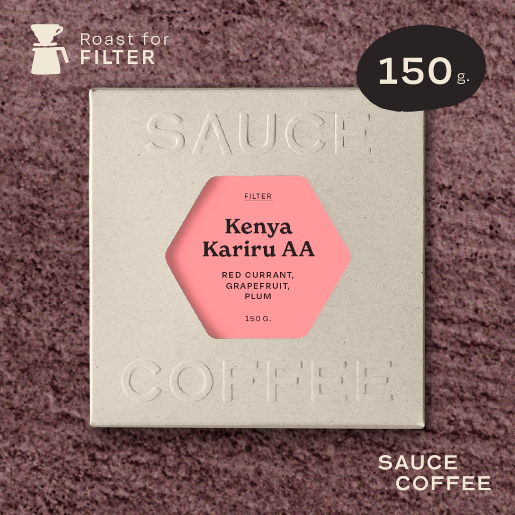 SAUCE COFFEE เมล็ดกาแฟ Kenya, Kariru AA (Light Roast) 150g.