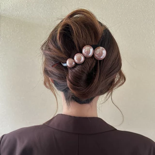 กิ๊บติดผมไข่มุก Pearl Twist Clip ขนาด 11cm. กิ๊บหนีบผม กิ๊บผม แฟชั่น