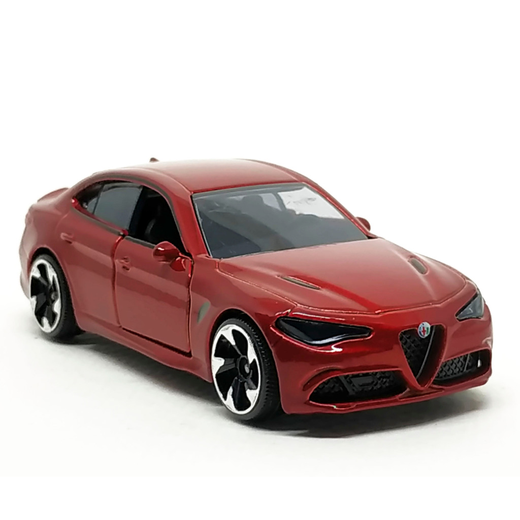 Majorette Alfa Romeo Giulia สีแดงเข้ม Scale 1/61 (8cm) ไม่มี package