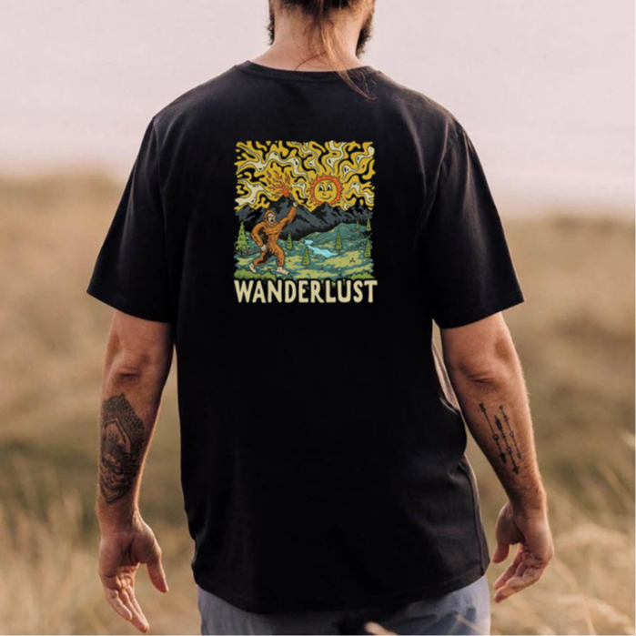 เสื้อยืด wanderlust - cotton100%
