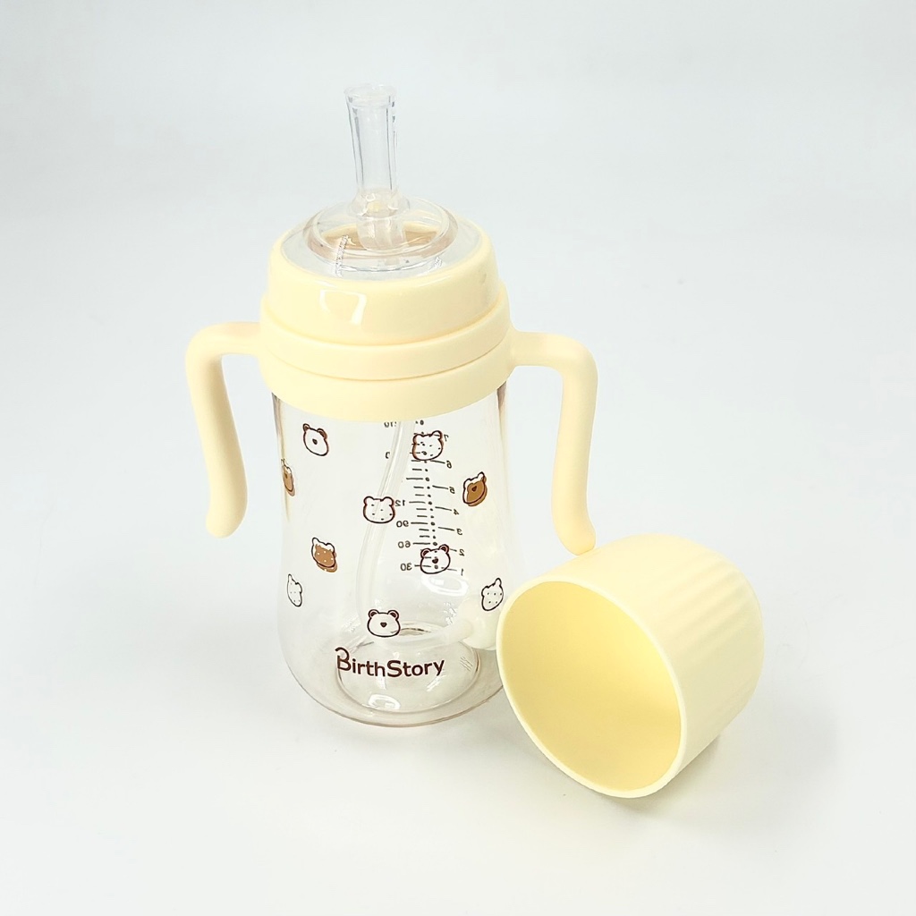 Birthstory ขวดหัดดูด ขวด PP  หลอดซิลิโคน food grade ปลอดสาร BPA ขนาด 300ml.