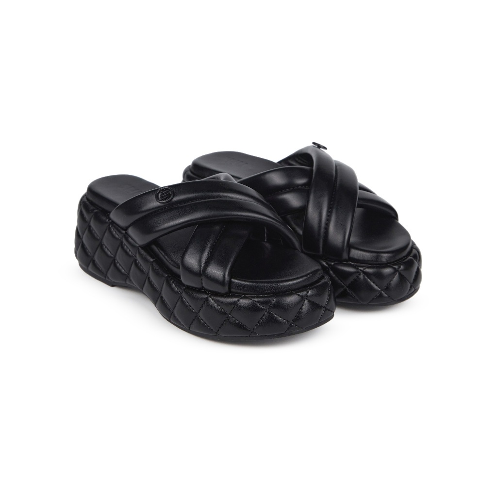 SHU BEDDY 2.5" PUFF CROSS รองเท้าแตะ