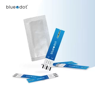 (พร้อมส่ง) แผ่นตรวจน้ำตาล แถบตรวจน้ำตาล 25 ชิ้น Bluedot Test strip 25 pcs.