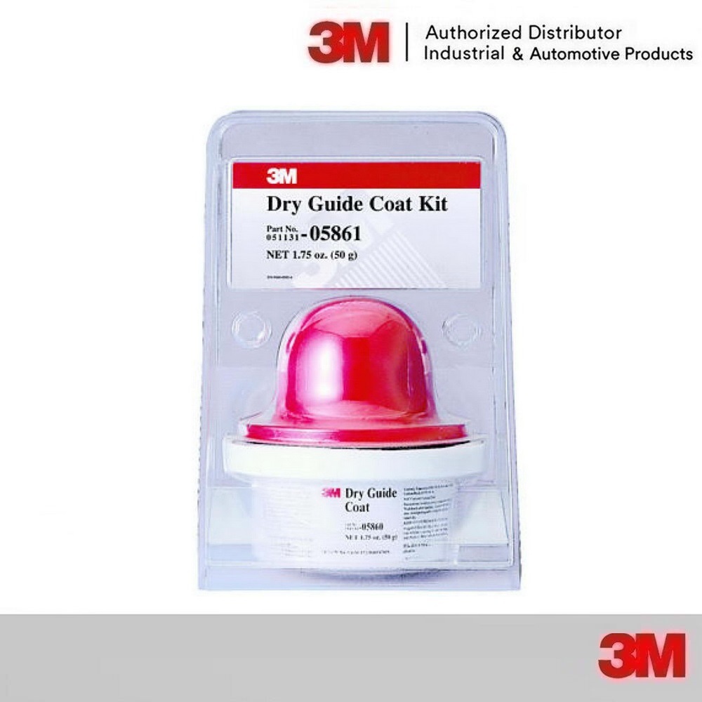 3M 05861 ผงถ่านตลับเช็คคลื่น งานสี Dry Guide Coat Cartridge and Applicator Kit