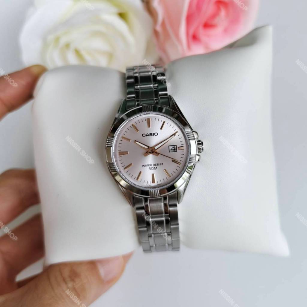 นาฬิกา Casio แท้ รุ่น LTP-1308D นาฬิกาข้อมือผู้หญิง กันน้ำ 50 m.ของแท้ 100% รับประกันศูนย์ CMG