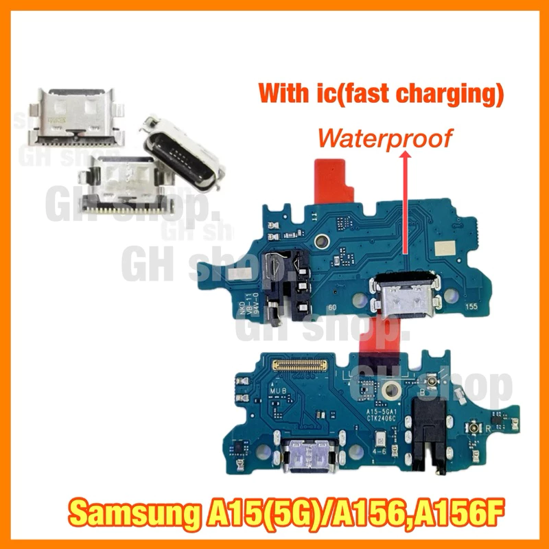 แพรชาร์จ, ตูดชาร์จเปล่า Samsung A15(5G),A156,A156F งานแท้ic แผงชุดชาร์จ ชาร์จไว