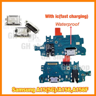 แพรชาร์จ, ตูดชาร์จเปล่า Samsung A15(5G),A156,A156F งานแท้ic แผงชุดชาร์จ ชาร์จไว