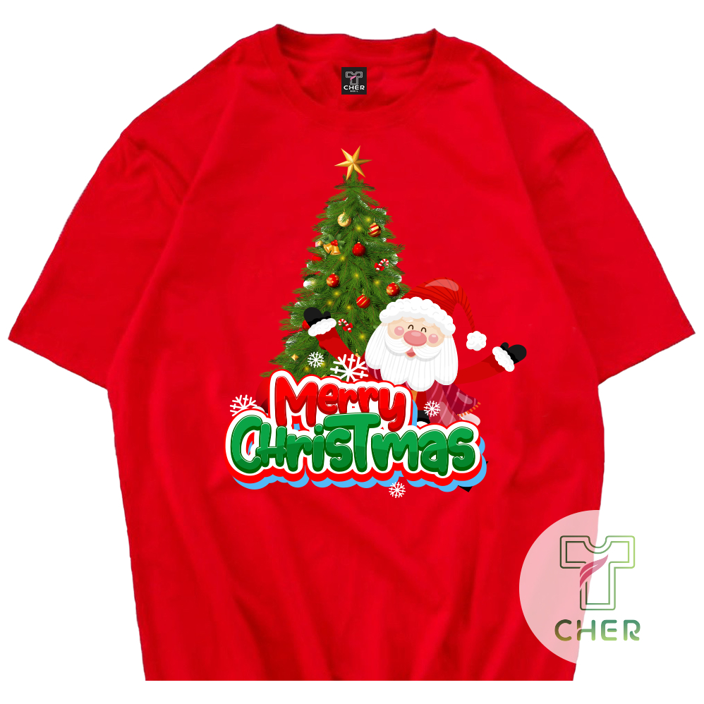 เสื้อยืดลาย Merry Christmas 2024 No 04-05-06 เนื้อผ้า cotton 100% มีทั้งเด็กเล็กและของผู้ใหญ่