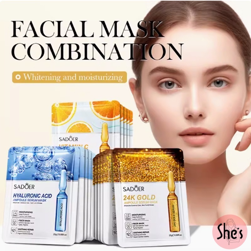 หน้ากาก Hyuric Acid ไฮเดรตติ้ง มาส์ก Mask ของแท้ ลดริ้วรอยมาร์คหน้า ต่อต้านริ้วรอย ไวท์เทนนิ่งและให้ความชุ่มชื