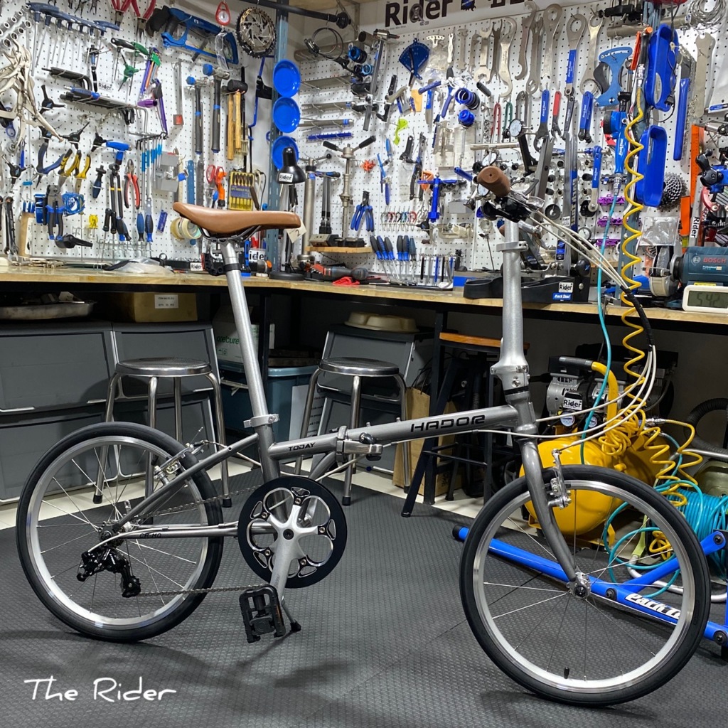 จักรยานพับ HADOR TODAY ระบบ 3 เกียร์ เฟรมโครโมลี่ ล้อ sealed bearings 20 นิ้ว รถพับ จักรยานครอบครัว