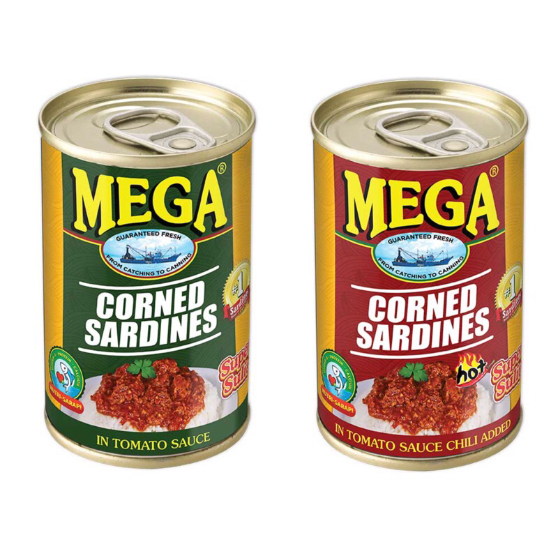MEGA CORNED SARDINES 155 g