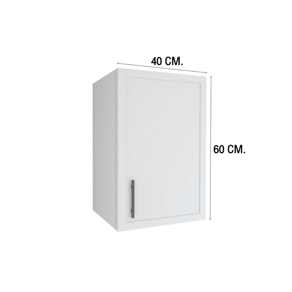 MJ KITCHEN รุ่น slim shaker series  ตู้แขวนติดผนัง บานเดี่ยว บานคู่ เข้ามุม ตู้สำหรับไมโครเวฟ สีออฟไ