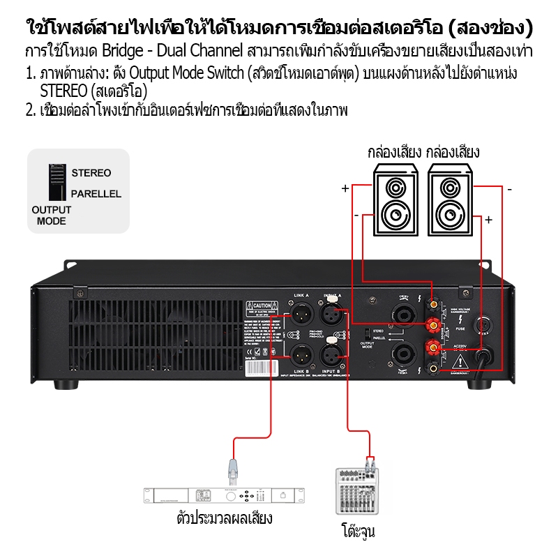 เพาเวอร์แอมป์กลางแจ้ง,JBL/แท้ X8 power amp  8Ω 1600W*2ch เพาเวอร์แอมป์ดิจิตอล