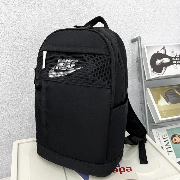 พร้อมส่ง รูปแบบใหม่ Nike กระเป๋านักเรียนนักเรียนความจุขนาดใหญ่กระเป๋าเป้กีฬากลางแจ้งสำหรับพักผ่อนในวิทยาเขต สไตล์เกาหลี