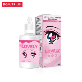 LOVELY All In One Solution Contact Lens Care Product น้ำยาล้างคอนแทคเลนส์ 30ml