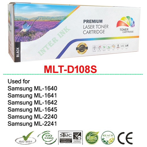 หมึกเลเซอร์ Samsung ML-1645 / ML-2240 / ML-2241 (D108S) สีดำ Full Color