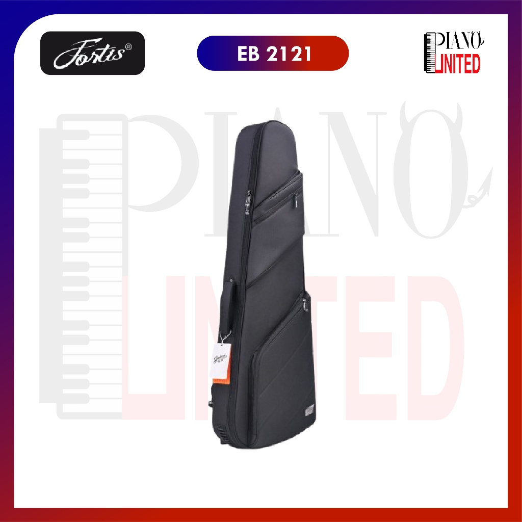 JC กระเป๋ากีตาร์ไฟฟ้า บุหนา 23 มิล🎸EB 2121🎸สีดำ ของแท้100%✅