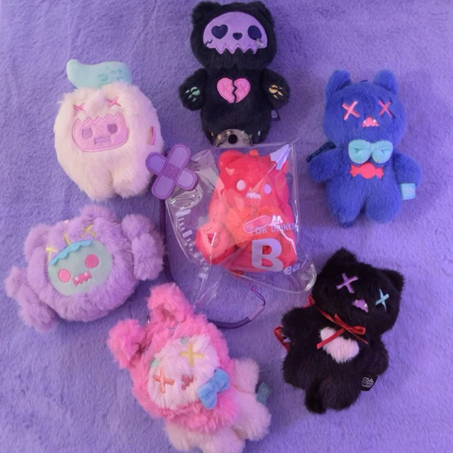 (Live/วีดิโอลด100฿) กล่องสุ่มพวงกุญแจ ShinWoo Vampire Candy Shop Series Plush Blind Box : Finding Unicorn