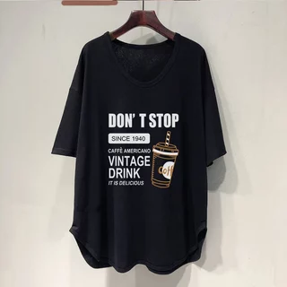 เสื้อยืดสวยๆผู้หญิงฤดูร้อนใหม่ oversize เสื้อผ้าสาวอวบไซส์ใหญ่ เสื้อโอเวอร์ไซส์ไตล์เกาหลีแฟชั่นน่ารัก พิมพ์ลายตัวหนังสือ