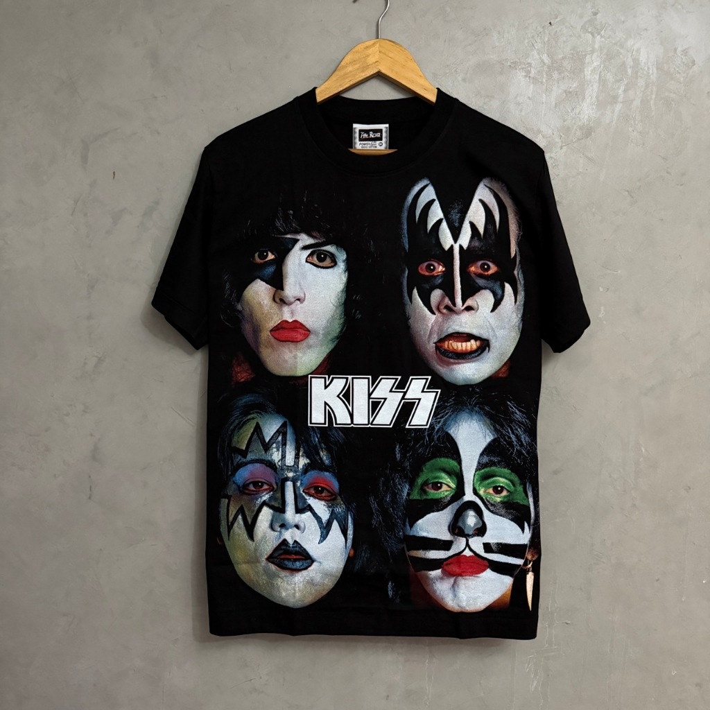 เสื้อยืดคิส4หน้า(ป้ายTheRoxx) ผ้าCotton100