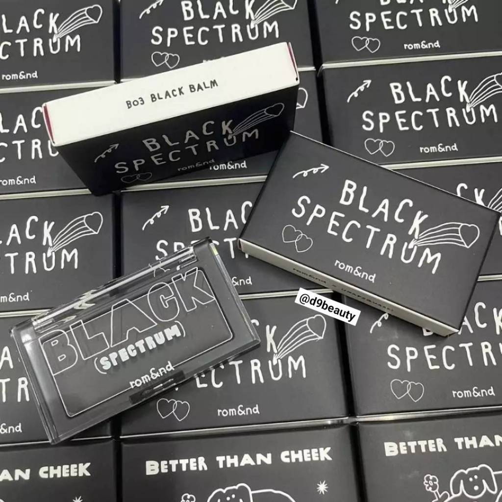 Rom&nd X INAPSQUARE Better Than Cheek 4g #B03 BLACK BALM บลัชดำ แก้มสีเลือดฝาด